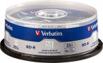 25 Verbatim Rohlinge M-Disc Blu-ray BD-R 25GB 4x Spindel
