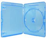 50 Amaray Blu-ray Hüllen 1er Box 15 mm für je 1 BD / CD / DVD blau