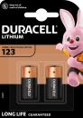 2 Duracell High Power CR123A / DL123A / CR123 Lithium Batterien im 2er Blister