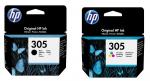 2 HP Druckerpatronen Tinte Nr. 305 BK / tri-color Multipack
