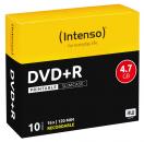 10 Intenso Rohlinge DVD+R full printable 4,7GB 16x Slimcase