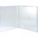 100 CD Hüllen 1er Jewelcase 10,4 mm für je 1 BD / CD / DVD transparent