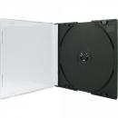 100 CD Hüllen 1er Slimcase 5,2 mm für je 1 BD / CD / DVD schwarz