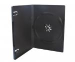50 Professional DVD Hüllen 1er Box 14 mm für je 1 BD / CD / DVD schwarz