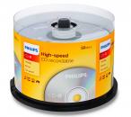 50 Philips Rohlinge CD-R 80Min 700MB 52x Spindel