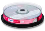 10 Philips Rohlinge DVD-RW 4,7GB 4x Spindel