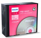 10 Philips Rohlinge DVD-R 4,7GB 16x Slimcase