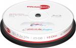 50 Primeon Rohlinge Blu-ray BD-R full printable ultragloss water 25GB 10x Spindel