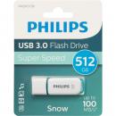Philips USB Stick 512GB Speicherstick Snow weiß USB 3.0