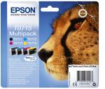 4 Epson Druckerpatronen Tinte T0715 BK / C / M / Y Multipack