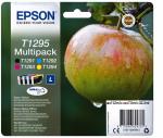 4 Epson Druckerpatronen Tinte T1295 BK / C / M / Y Multipack