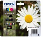 4 Epson Druckerpatronen Tinte 18 XL BK / C / M / Y Multipack