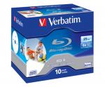 10 Verbatim Rohlinge Blu-ray BD-R full printable 25GB 6x Jewelcase