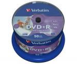 100 Verbatim Rohlinge DVD+R full printable 4,7GB 16x Spindel